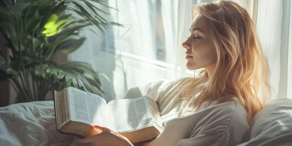 bunnybags_photorealistic_picture_of_a_relaxed_woman_reading_a_2ac1771b-dfb4-4766-aeb9-8151da8179ba_2